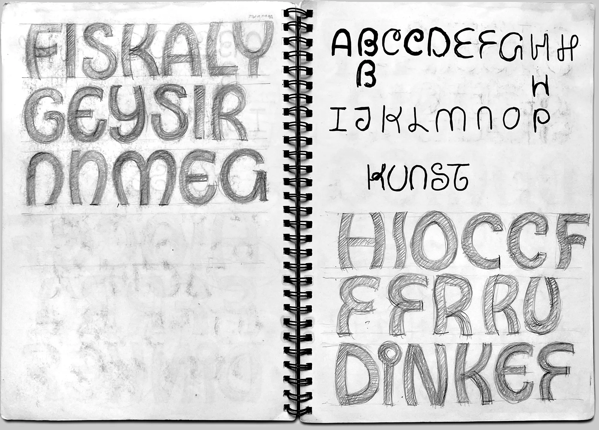 Spread from my sketchbook